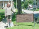 Jo at the birthplace of President Ulysses S. Grant, in Point Pleasant Ohio