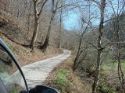 The road to Loretta Lynn's home Butcher Hollow Kentucky
