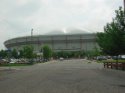 View of Metrodome Stadium in downtown Minneapolis