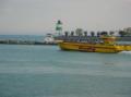 Seadog boat Navy Pier in Chicago Illinois on Lake Michigan