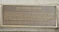 U.S.S. Chicago Anchor Plaque on Navy Pier in Chicago Illinois on Lake Michigan